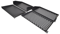 Rack Shelf Tray 19” Vented Type For Flight & Rack Cases - Choice of Size